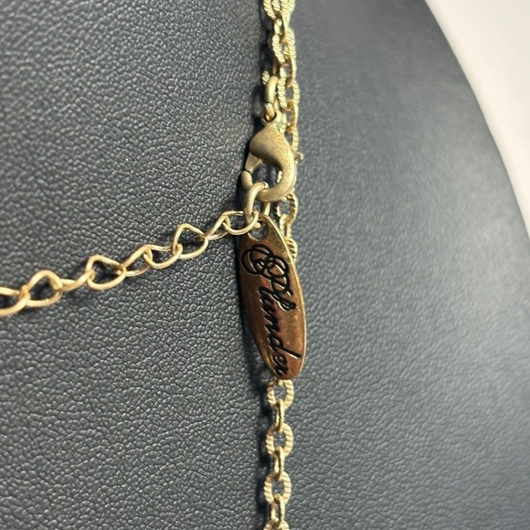 Chunky Pendant Necklaces Maximalist Boho Vibes Statement Y2K Style Gold Tone - Picture 6 of 8